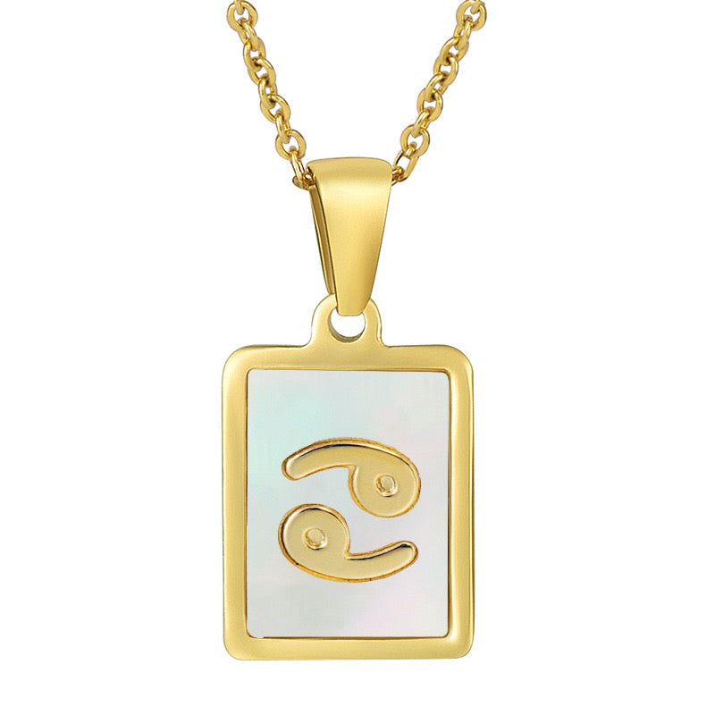 Astrology Necklace | 18K Gold Constellation Pendant