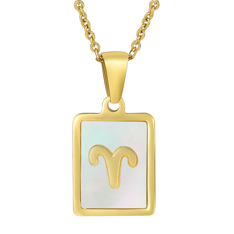 Astrology Necklace | 18K Gold Constellation Pendant