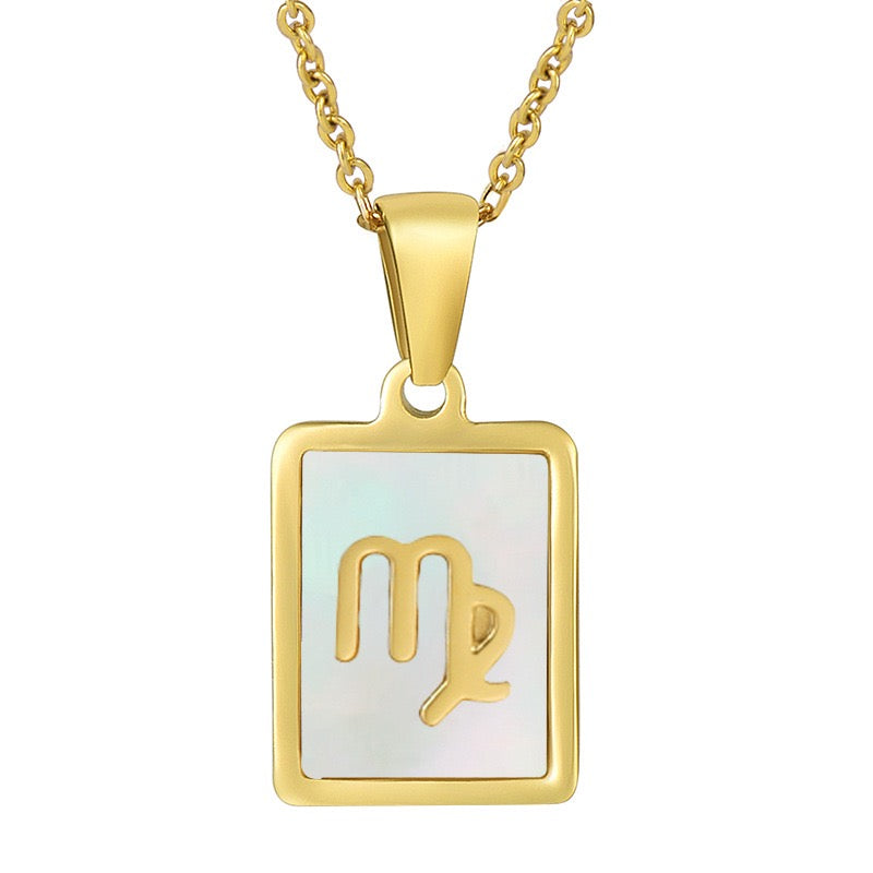 Astrology Necklace | 18K Gold Constellation Pendant
