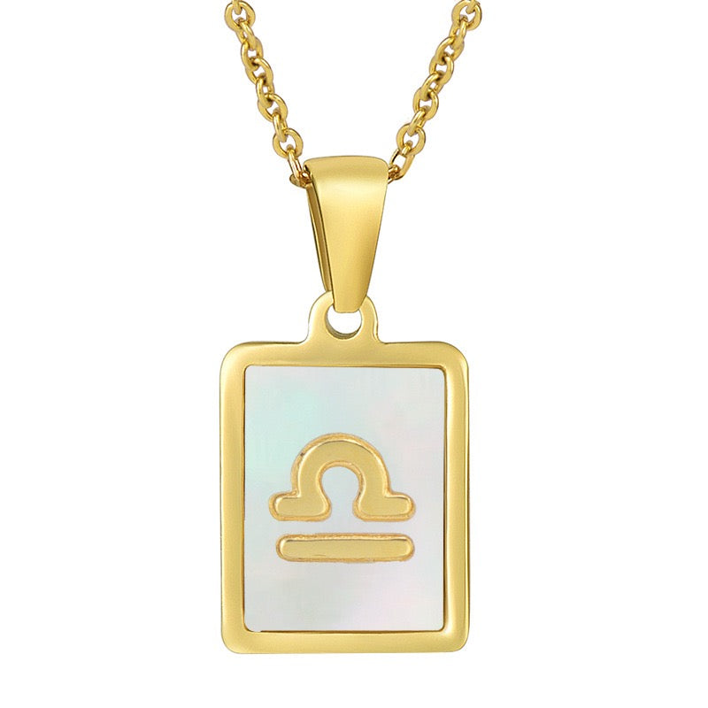 Astrology Necklace | 18K Gold Constellation Pendant
