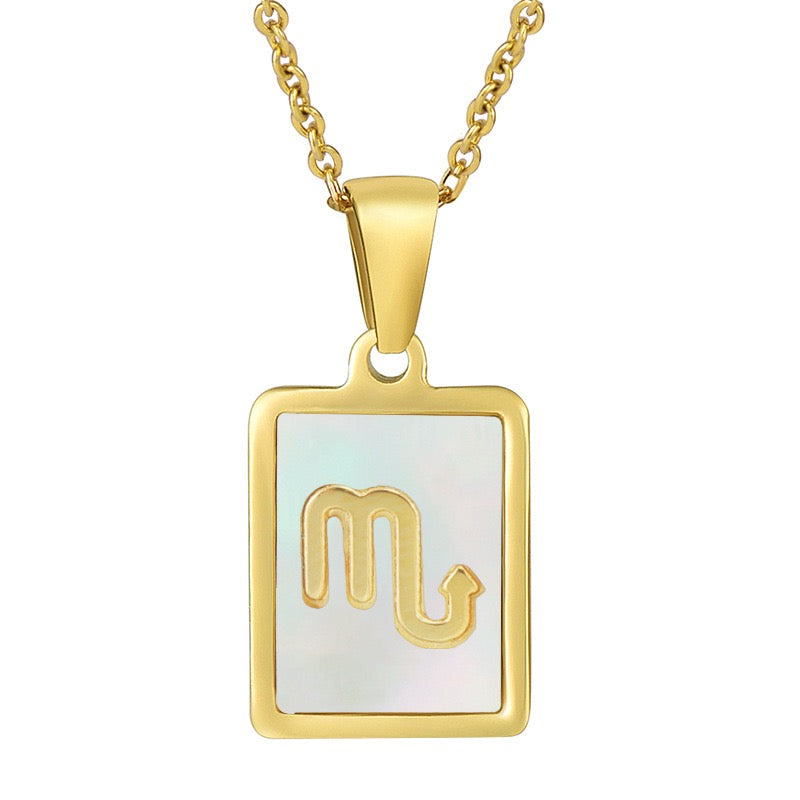 Astrology Necklace | 18K Gold Constellation Pendant