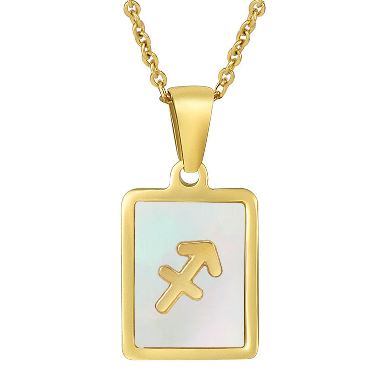 Astrology Necklace | 18K Gold Constellation Pendant