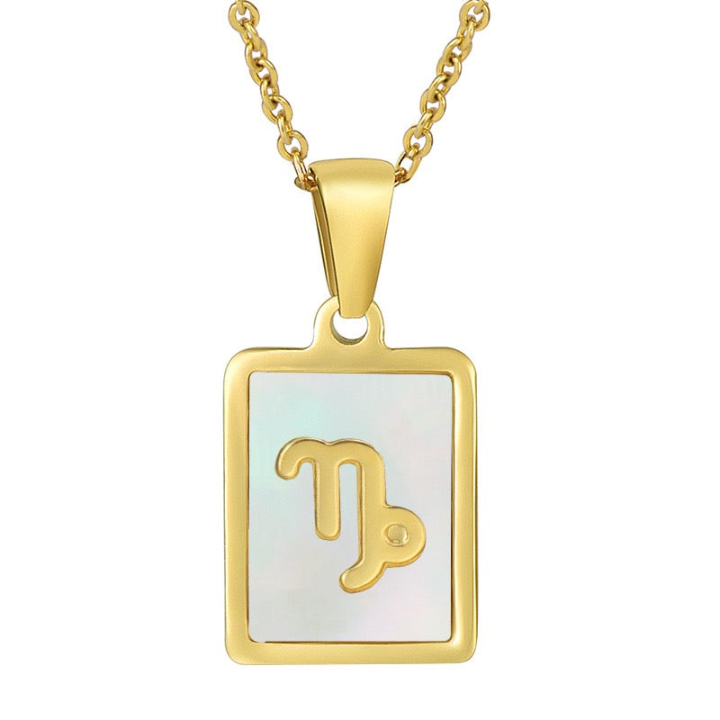 Astrology Necklace | 18K Gold Constellation Pendant