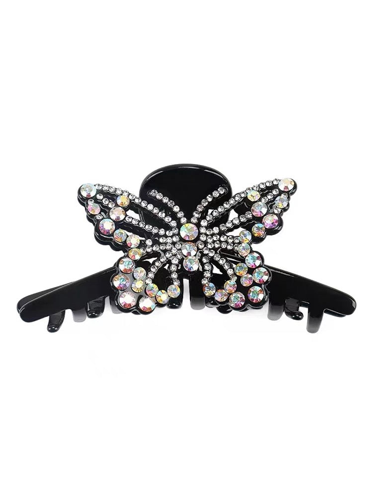 Krystal Flutter Hair Claw in Nude