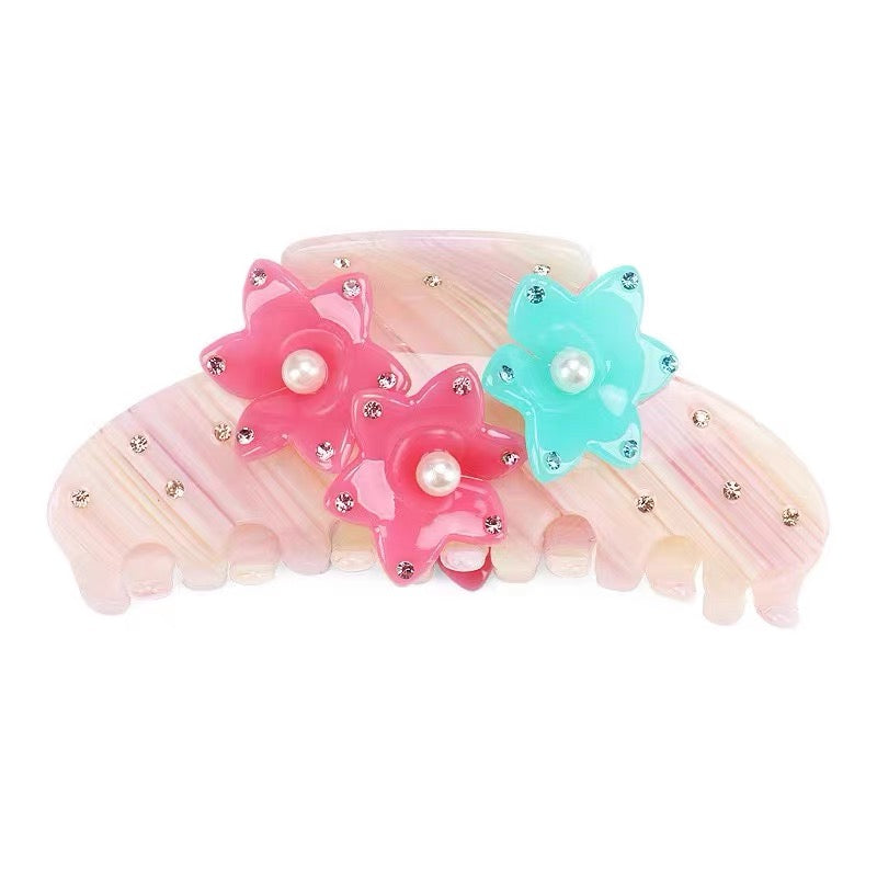 Starry Sweety Jade Hair Claw in Blue