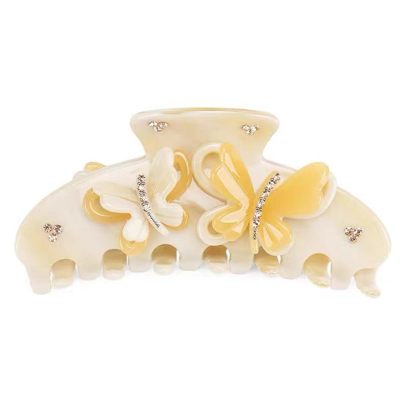 Butterfly Jade Hair Claw