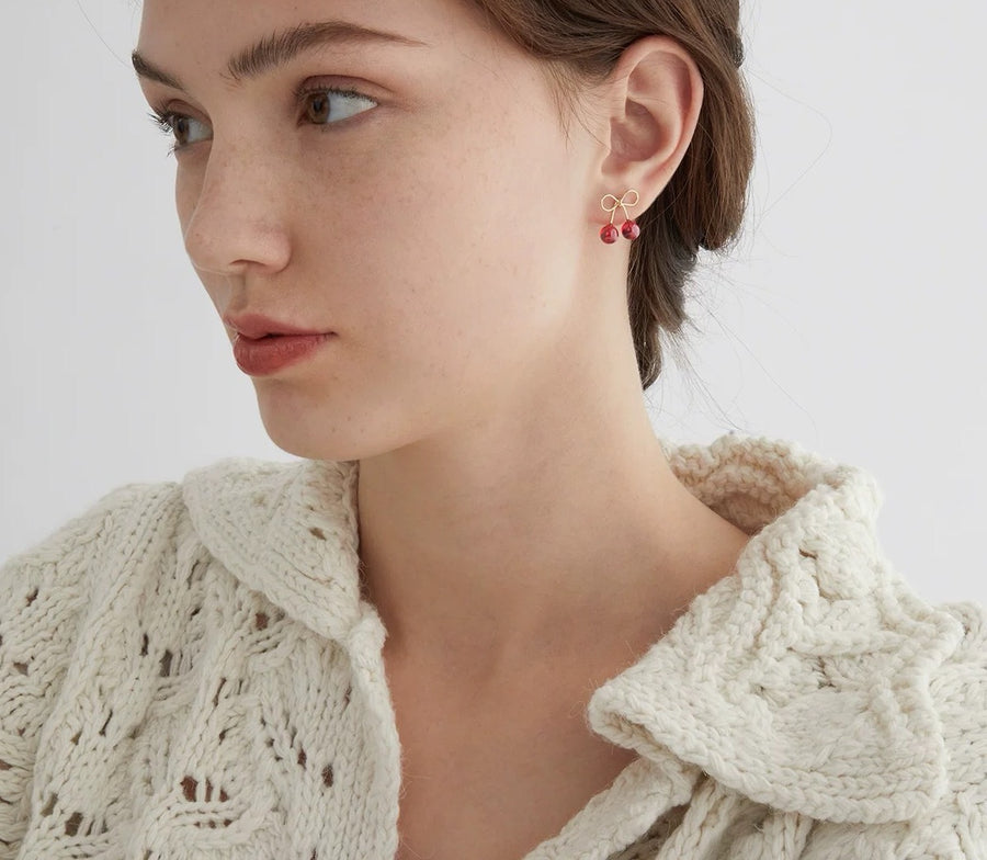Dewdrop Cherry Earrings