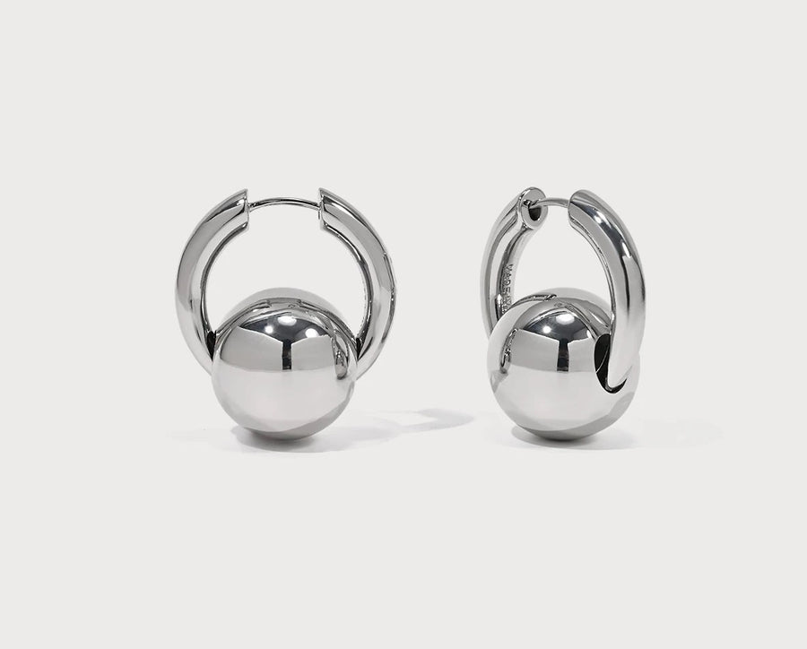 Golden Chic Bean Earrings