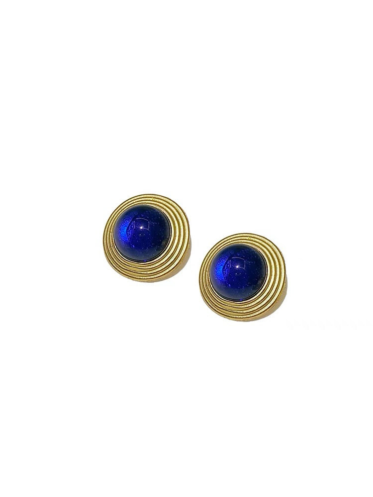Sapphire Serenity Vintage Studs