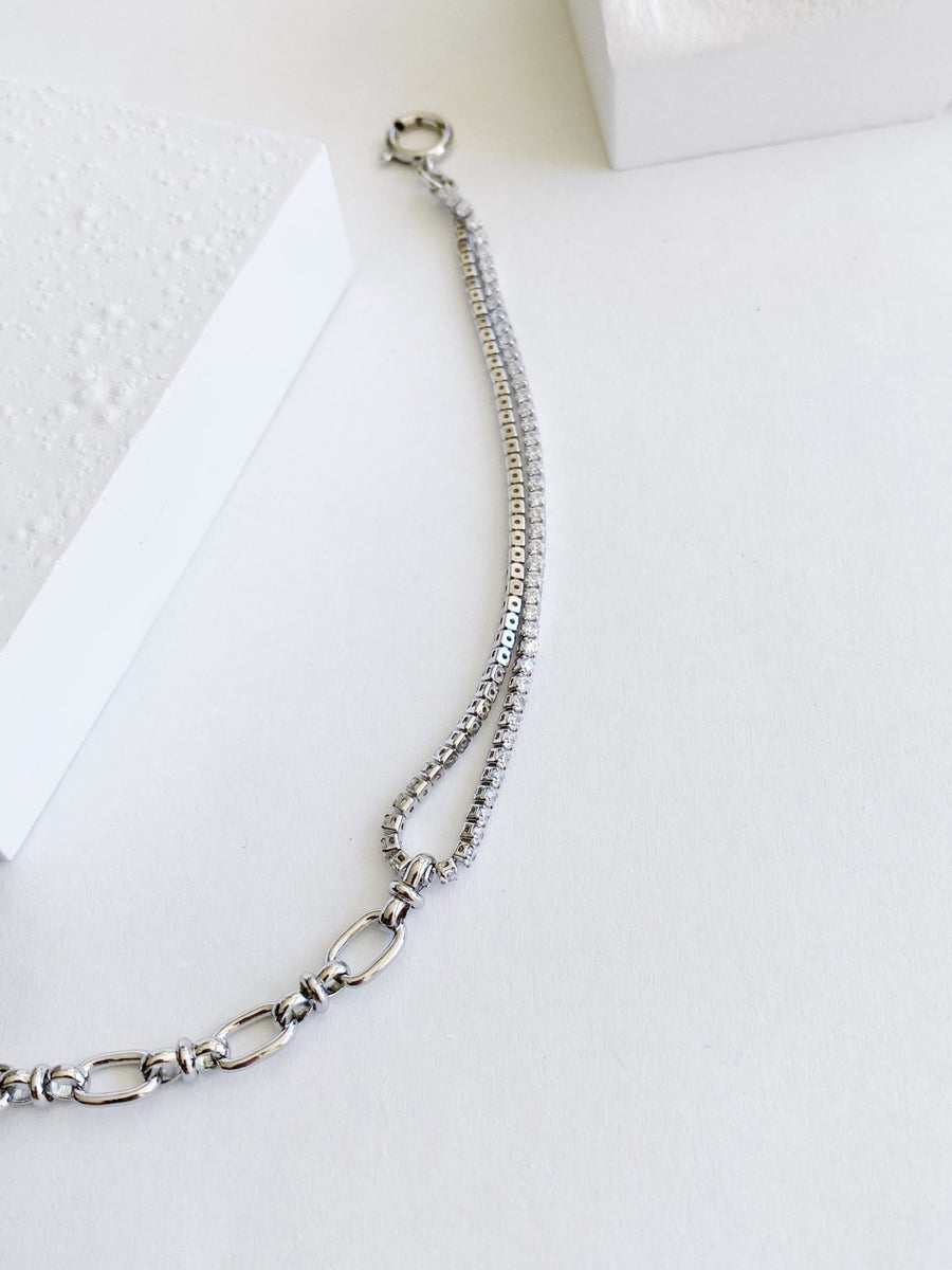Double Chain Bracelet.