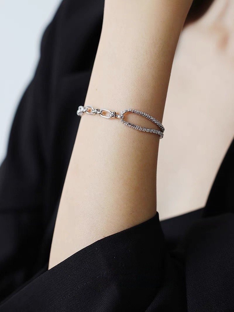 Double Chain Bracelet.