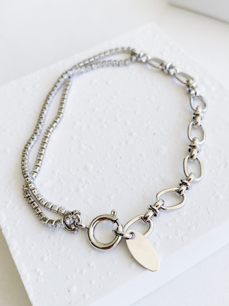 Double Chain Bracelet.