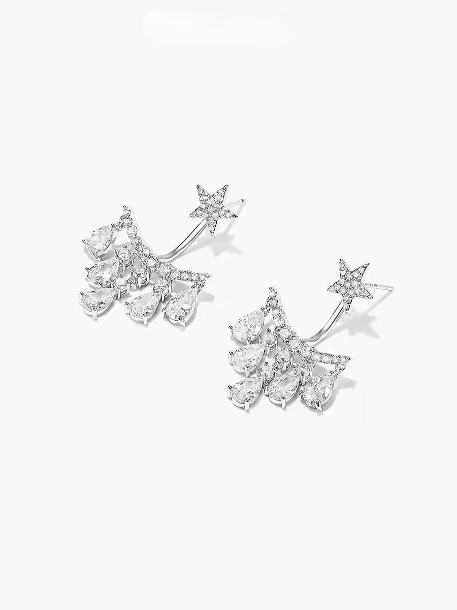 Dreamcatcher Wedding Earrings -White God.