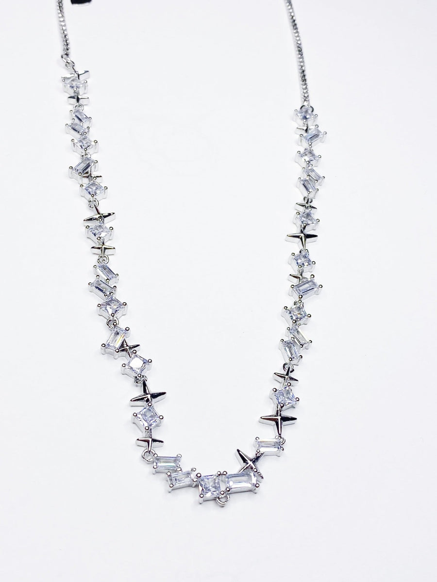 Petite Diamond Tennis Necklace.