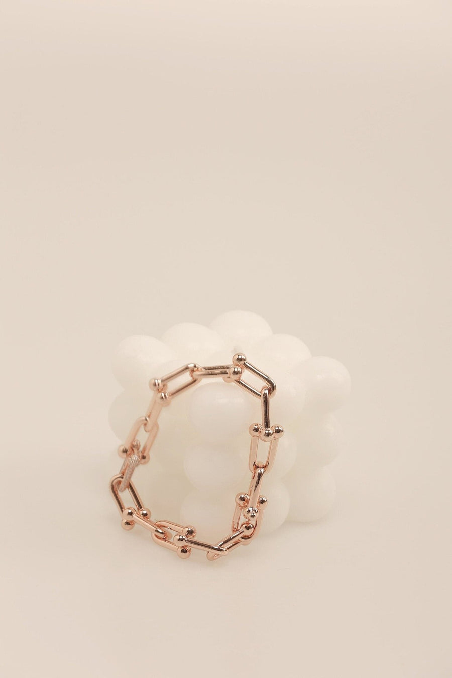 U-Link Chain Bracelet - Rose Gold.